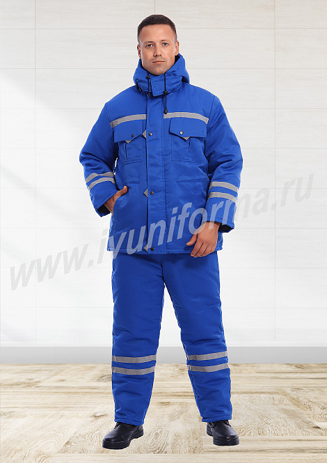Костюм мужской зимний для скорой помощи арт. СП-02-14-ГР